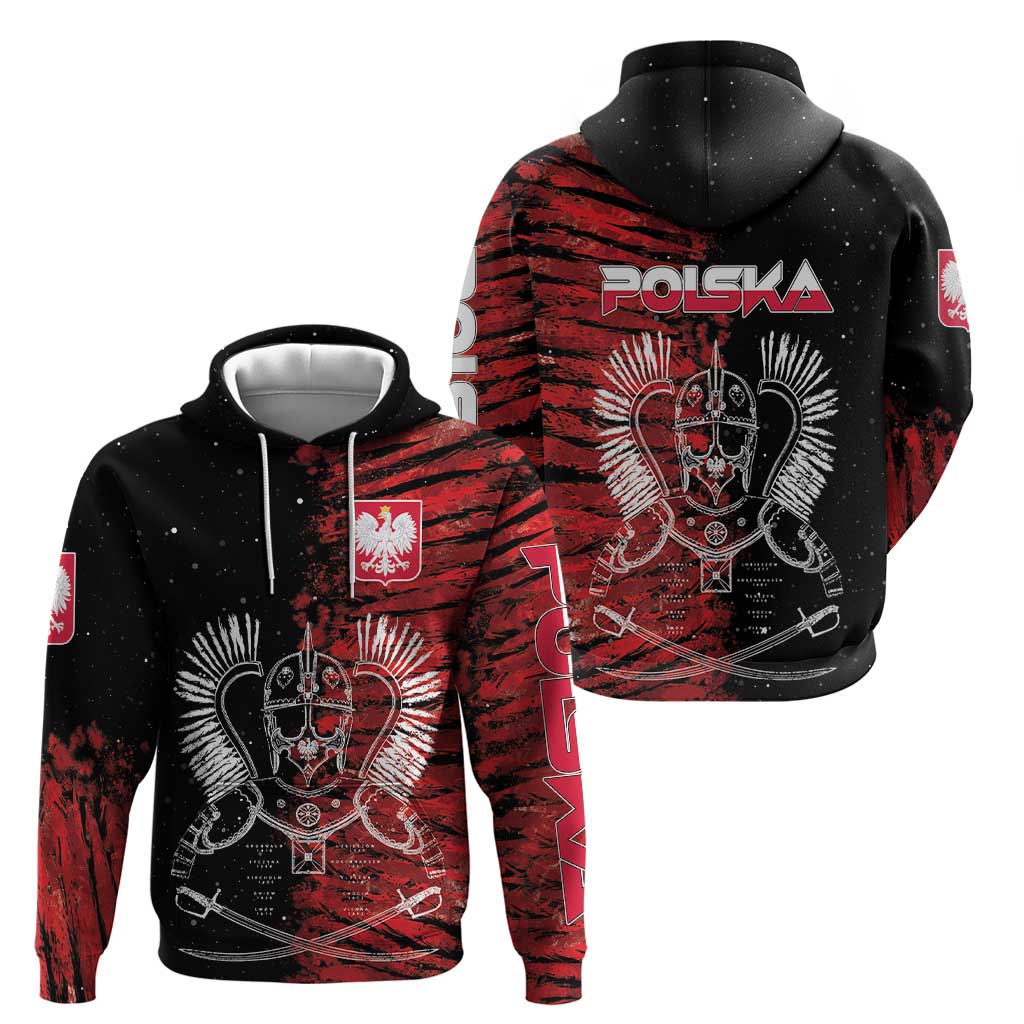 Polish Hussars Polska Hoodie Poland Coat of Arms DT03