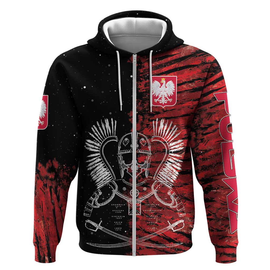 Polish Hussars Polska Hoodie Poland Coat of Arms DT03