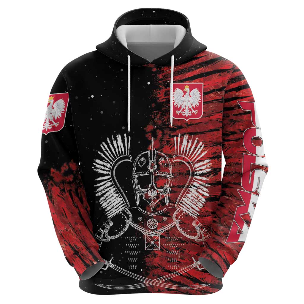 Polish Hussars Polska Hoodie Poland Coat of Arms DT03