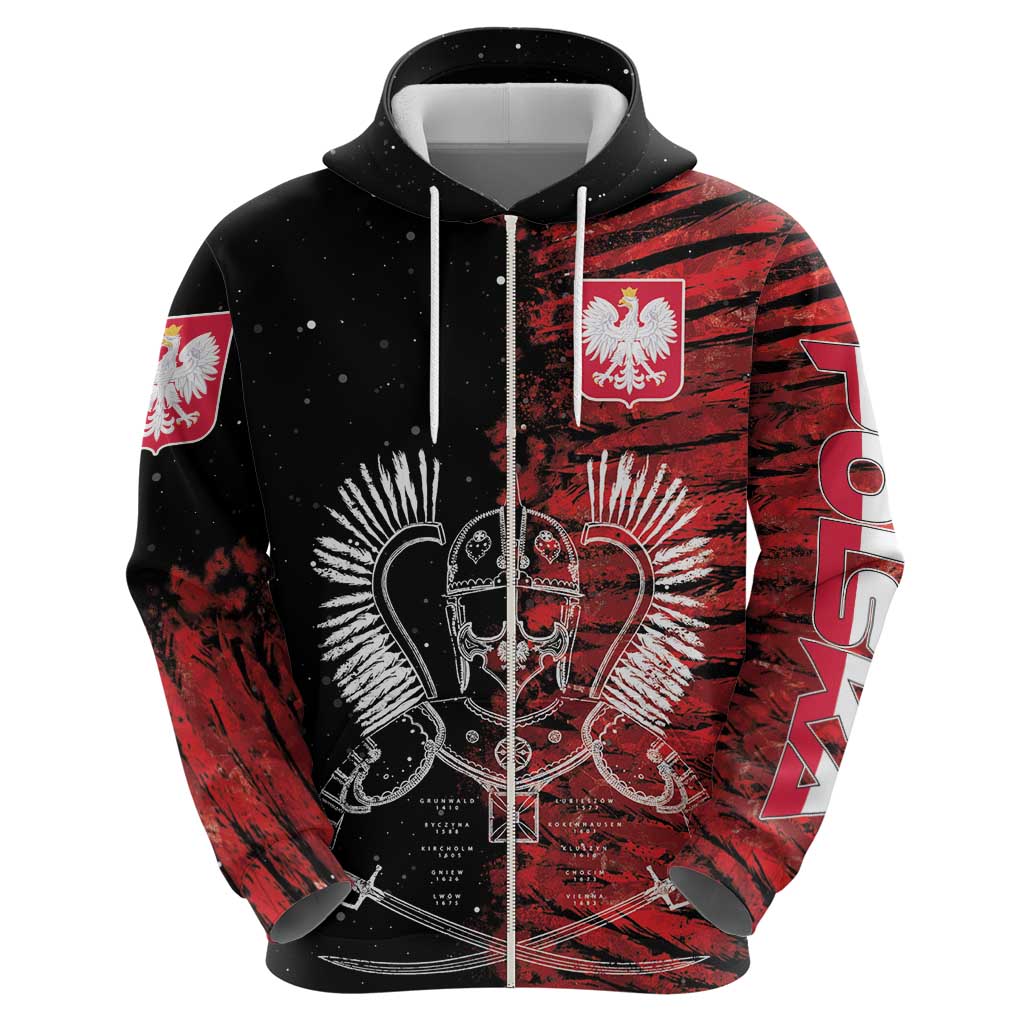 Polish Hussars Polska Hoodie Poland Coat of Arms DT03