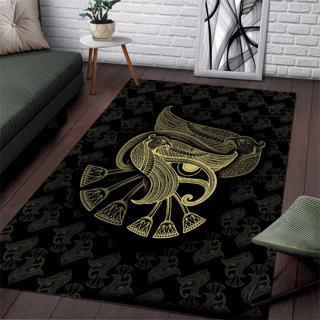 Afro Egypt Area Rug Horus Eyes Egyptian God DT03