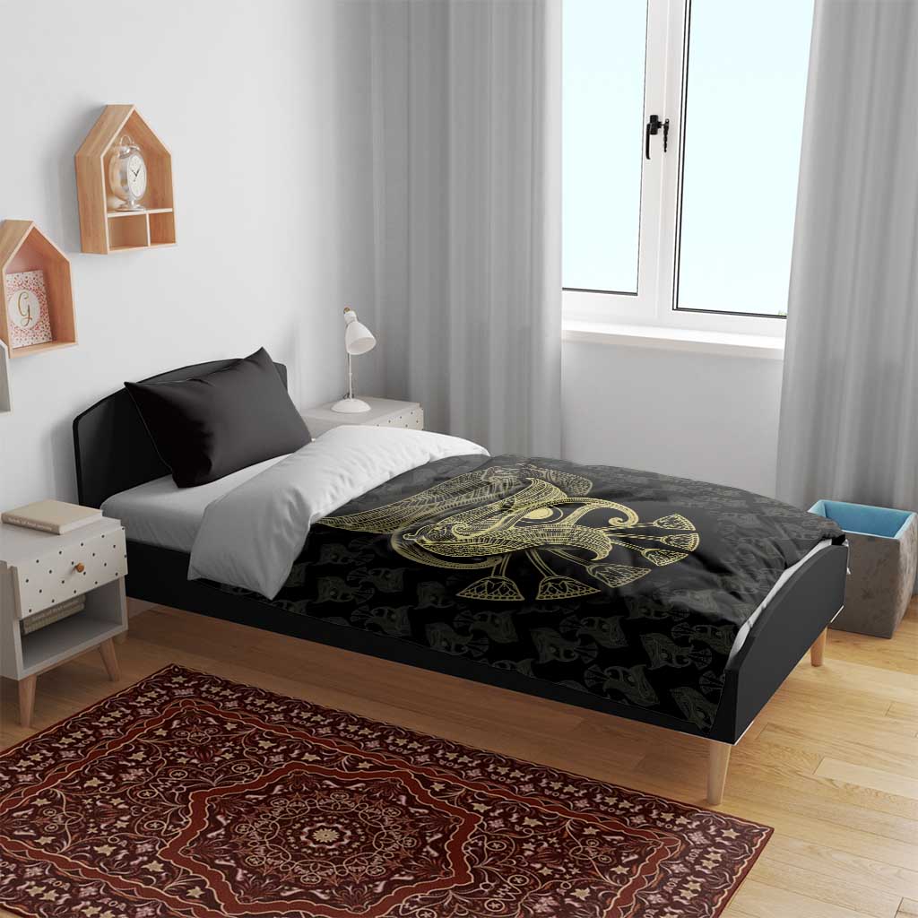 Afro Egypt Bedding Set Horus Eyes Egyptian God DT03
