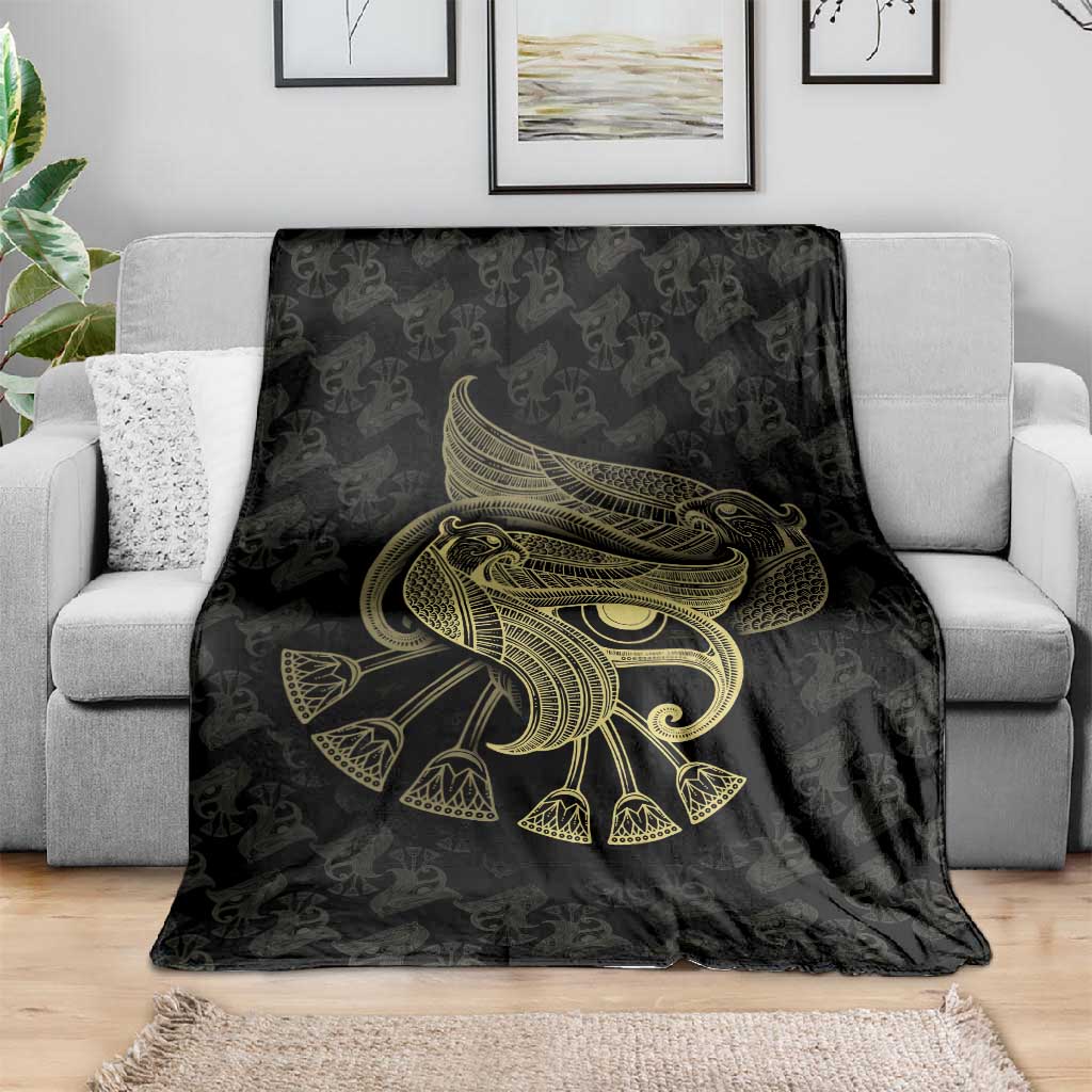 Afro Egypt Blanket Horus Eyes Egyptian God DT03