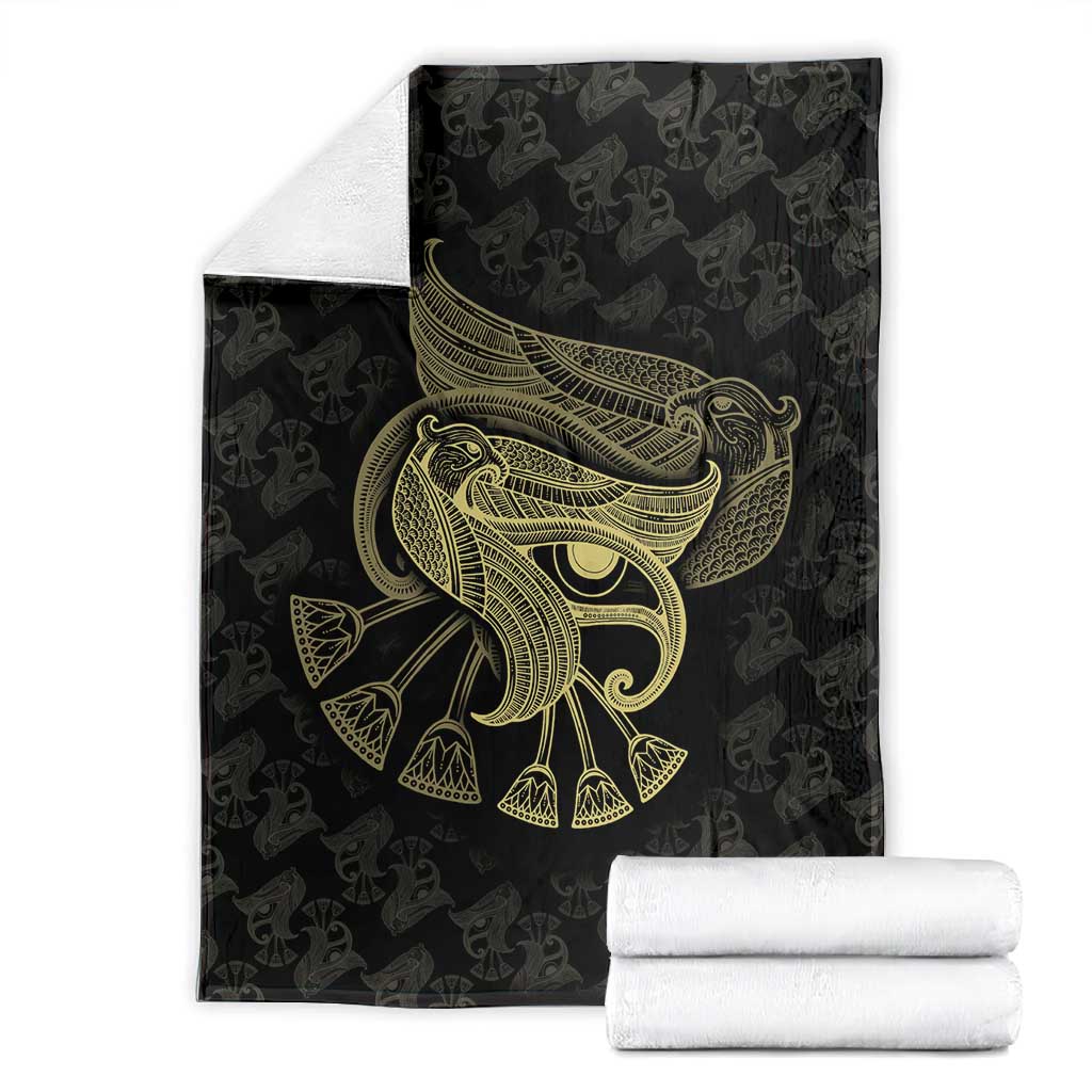 Afro Egypt Blanket Horus Eyes Egyptian God DT03