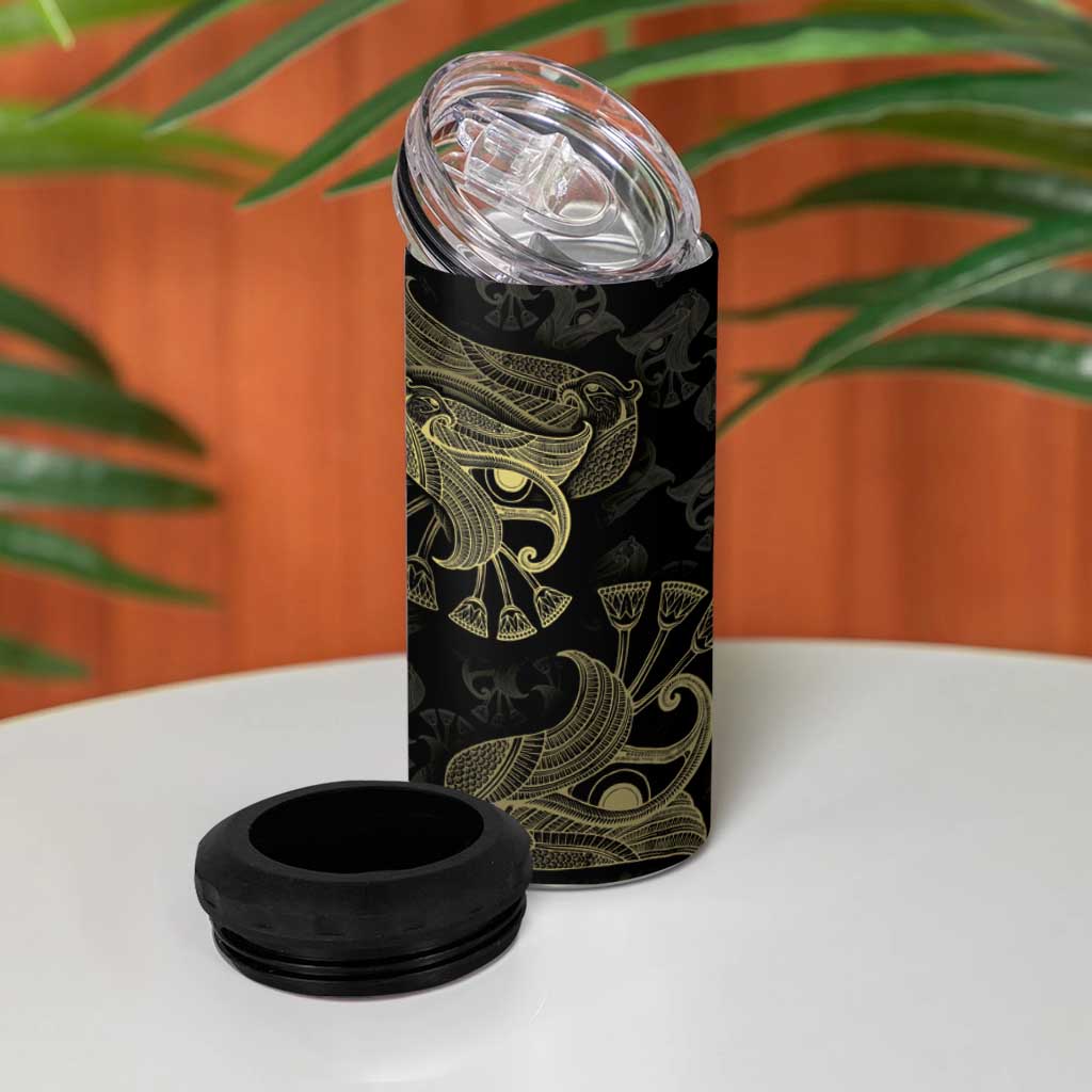 Afro Egypt 4 in 1 Can Cooler Tumbler Horus Eyes Egyptian God DT03