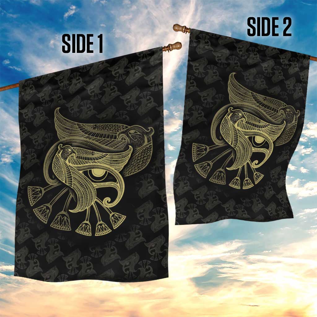 Afro Egypt Garden Flag Horus Eyes Egyptian God DT03