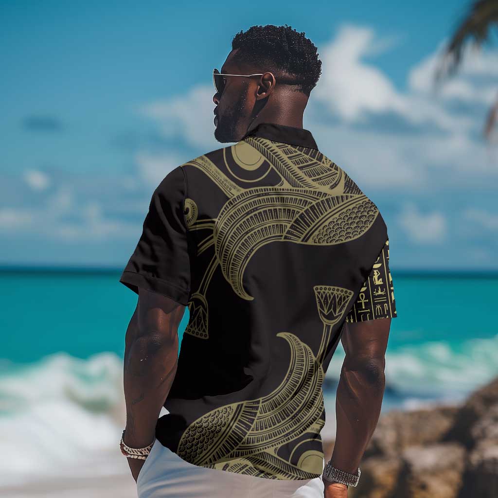 Afro Egypt Hawaiian Shirt Horus Eyes Egyptian God DT03
