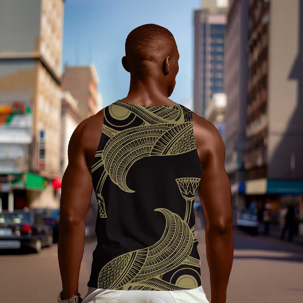 Afro Egypt Men Tank Top Horus Eyes Egyptian God DT03