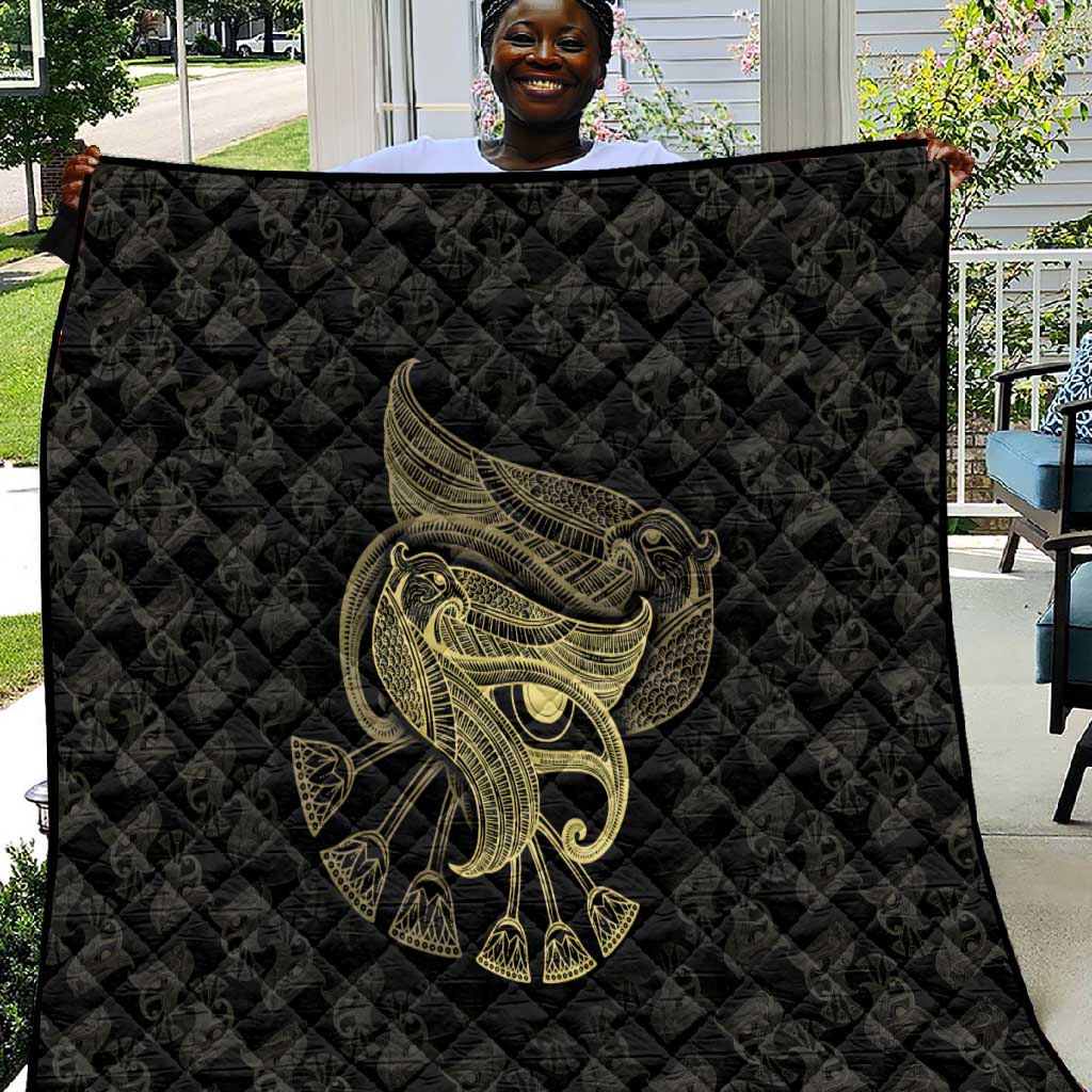Afro Egypt Quilt Horus Eyes Egyptian God DT03