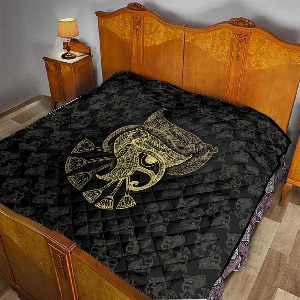 Afro Egypt Quilt Horus Eyes Egyptian God DT03