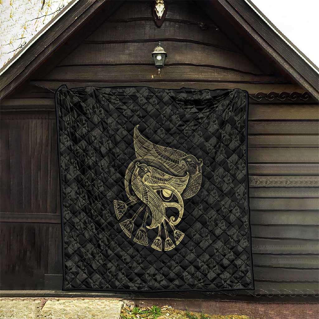 Afro Egypt Quilt Horus Eyes Egyptian God DT03