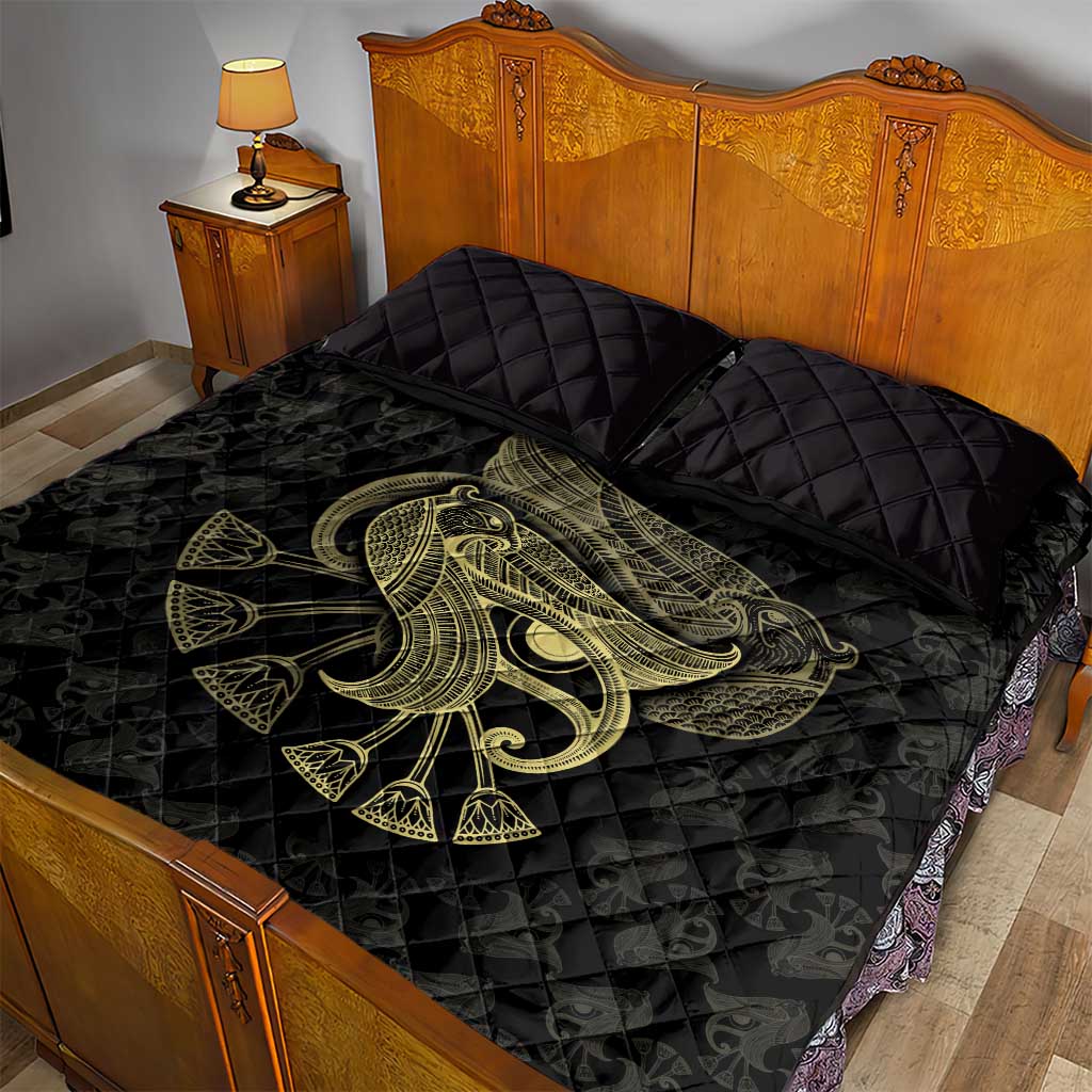 Afro Egypt Quilt Bed Set Horus Eyes Egyptian God DT03