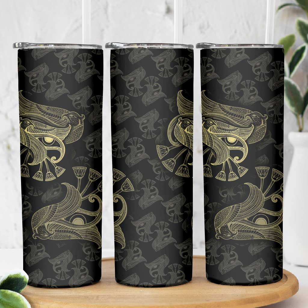 Afro Egypt Skinny Tumbler Horus Eyes Egyptian God DT03