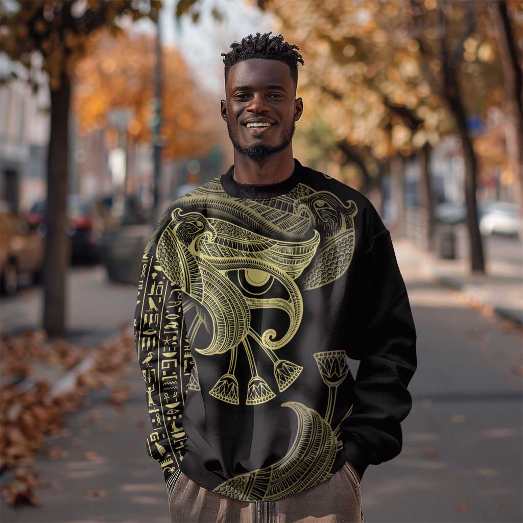 Afro Egypt Sweatshirt Horus Eyes Egyptian God DT03