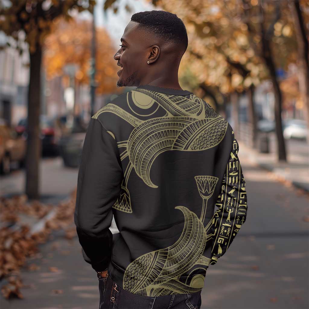 Afro Egypt Sweatshirt Horus Eyes Egyptian God DT03