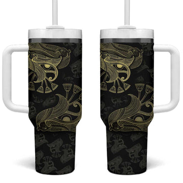Afro Egypt Tumbler With Handle Horus Eyes Egyptian God DT03