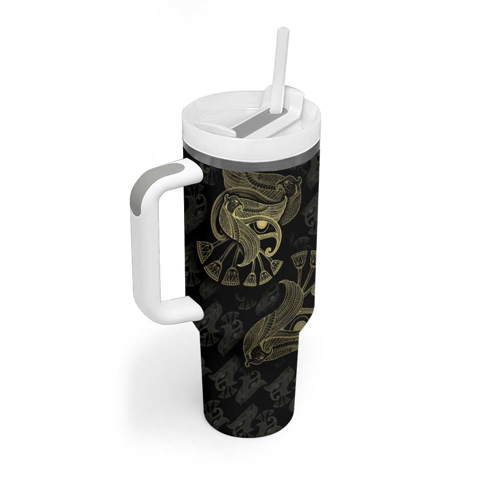 Afro Egypt Tumbler With Handle Horus Eyes Egyptian God DT03