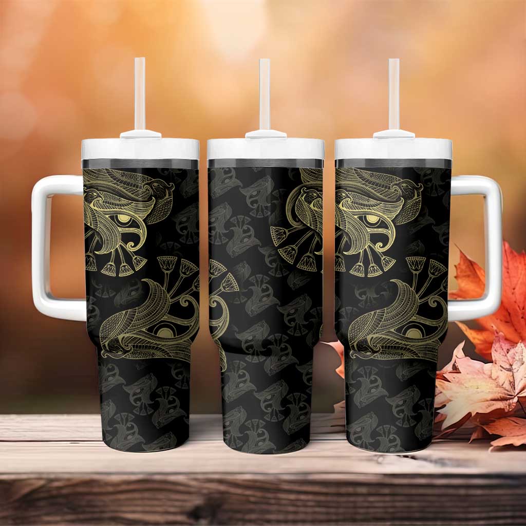 Afro Egypt Tumbler With Handle Horus Eyes Egyptian God DT03