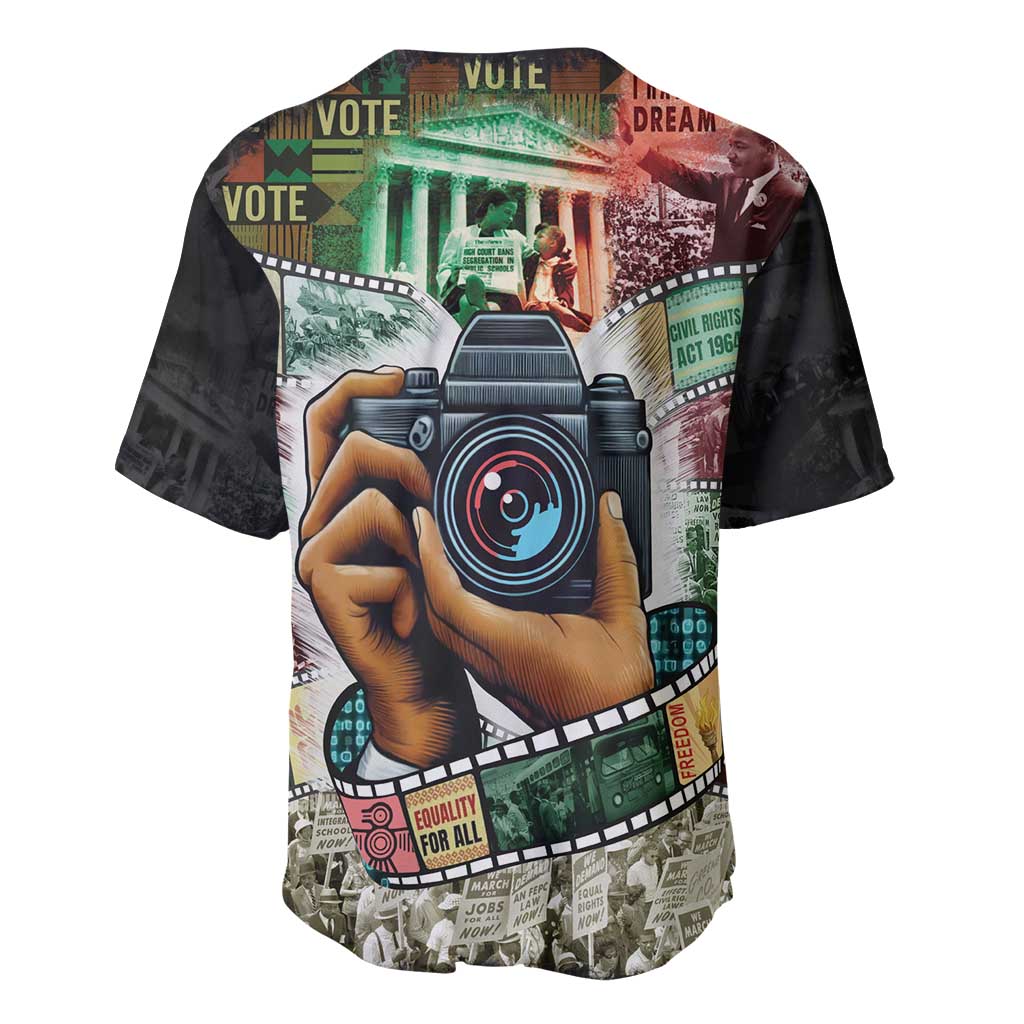 African American Civil Rights Leaders Baseball Jersey Heritage in Frames Photography DT03