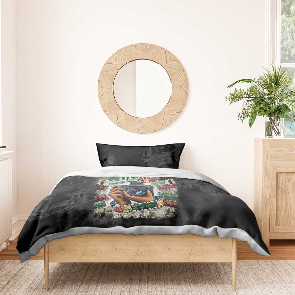 African American Civil Rights Leaders Bedding Set Heritage in Frames Photography DT03