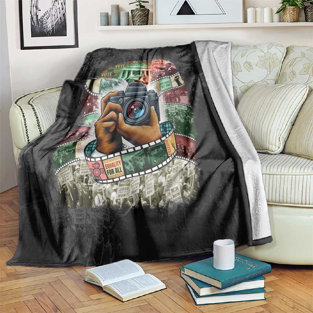 African American Civil Rights Leaders Blanket Heritage in Frames Photography DT03
