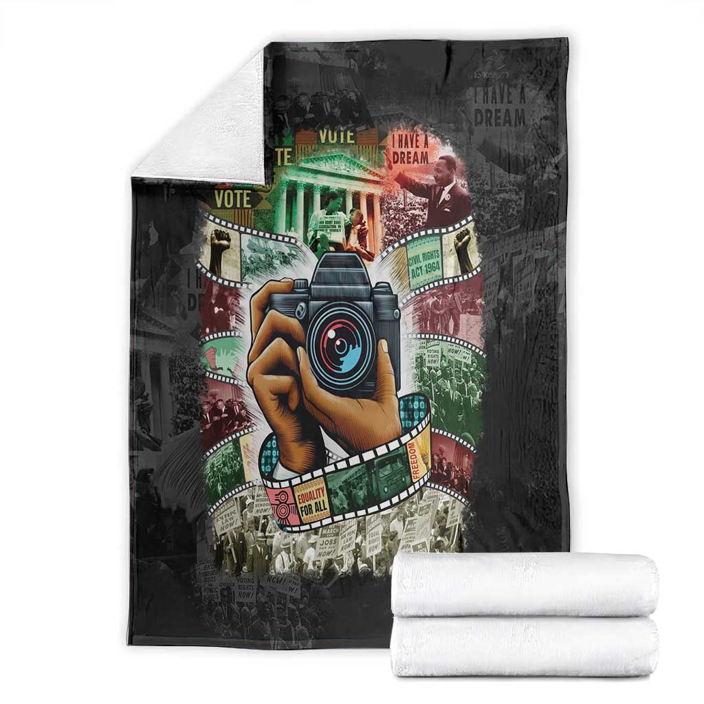 African American Civil Rights Leaders Blanket Heritage in Frames Photography DT03