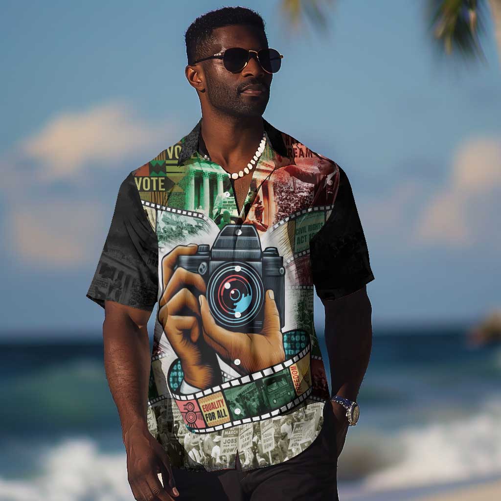 African American Civil Rights Leaders Hawaiian Shirt Heritage in Frames Photography DT03