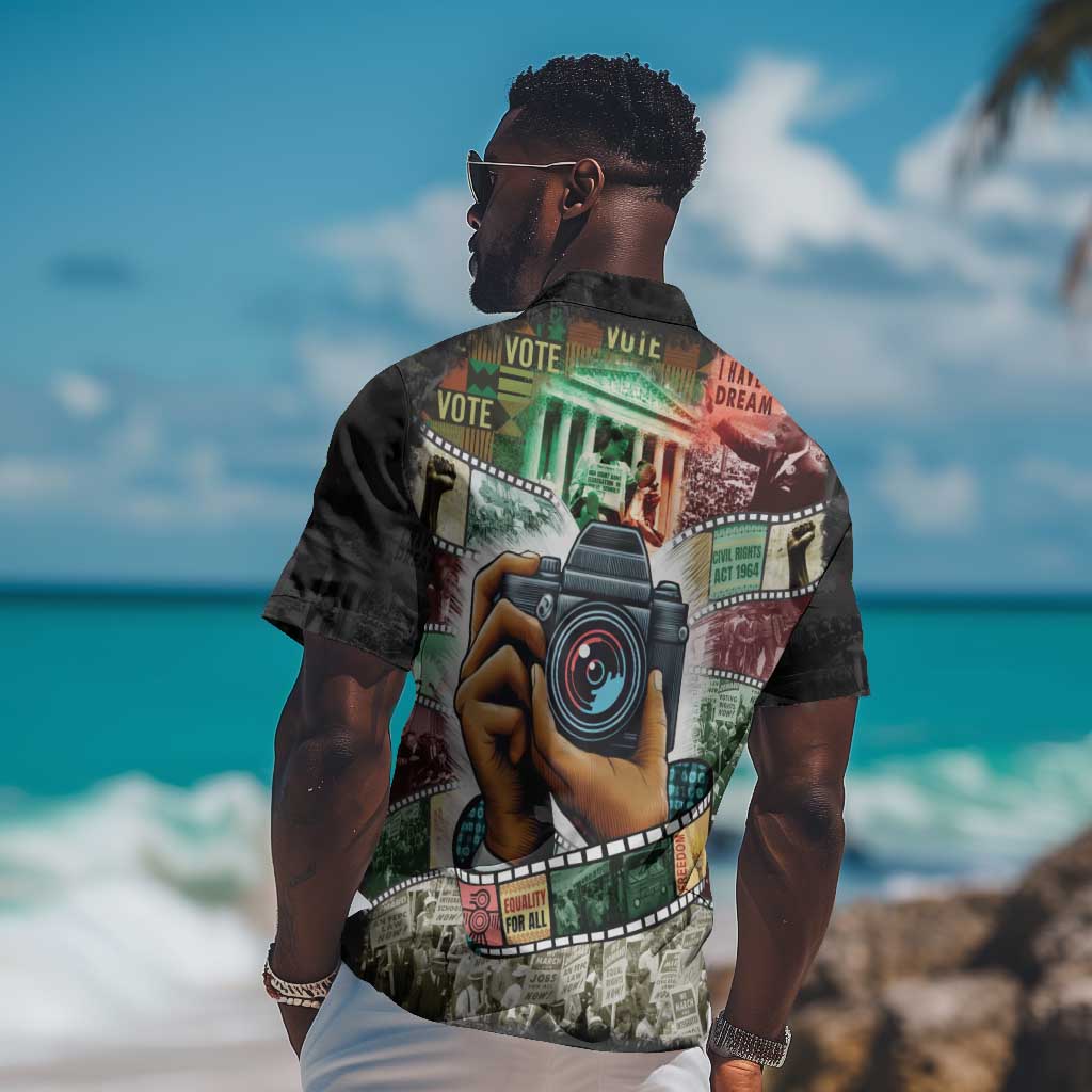 African American Civil Rights Leaders Hawaiian Shirt Heritage in Frames Photography DT03