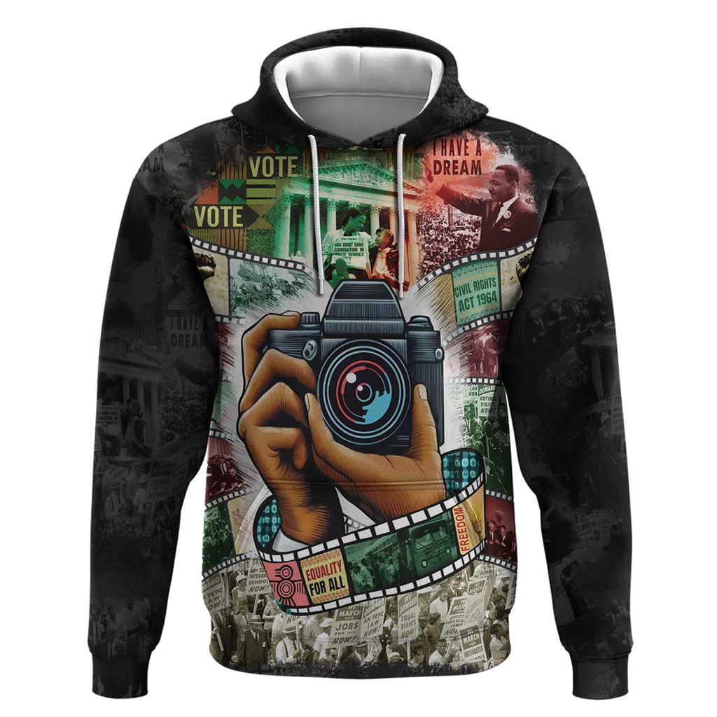 Heritage in Frames Civil Rights Leaders Hoodie African-American Photography DT03