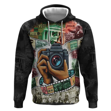 Heritage in Frames Civil Rights Leaders Hoodie African-American Photography DT03
