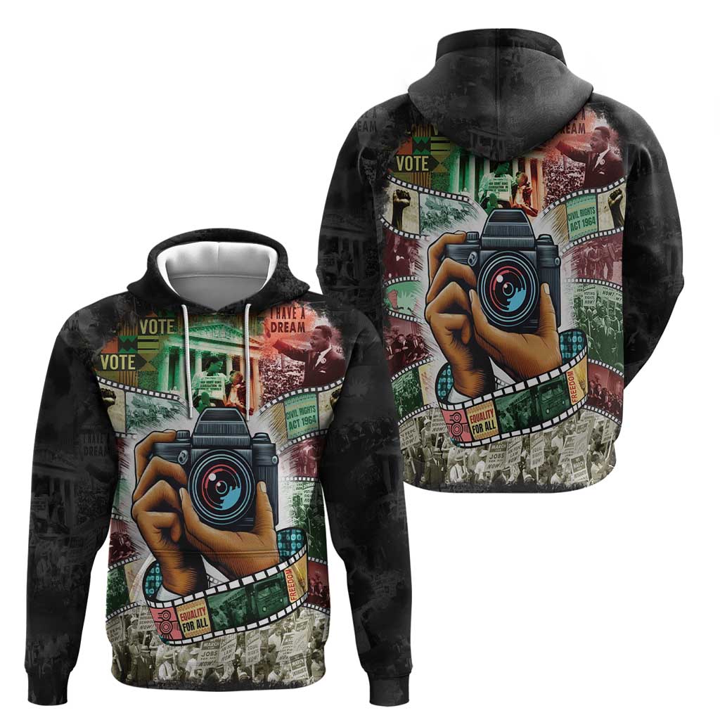 Heritage in Frames Civil Rights Leaders Hoodie African-American Photography DT03