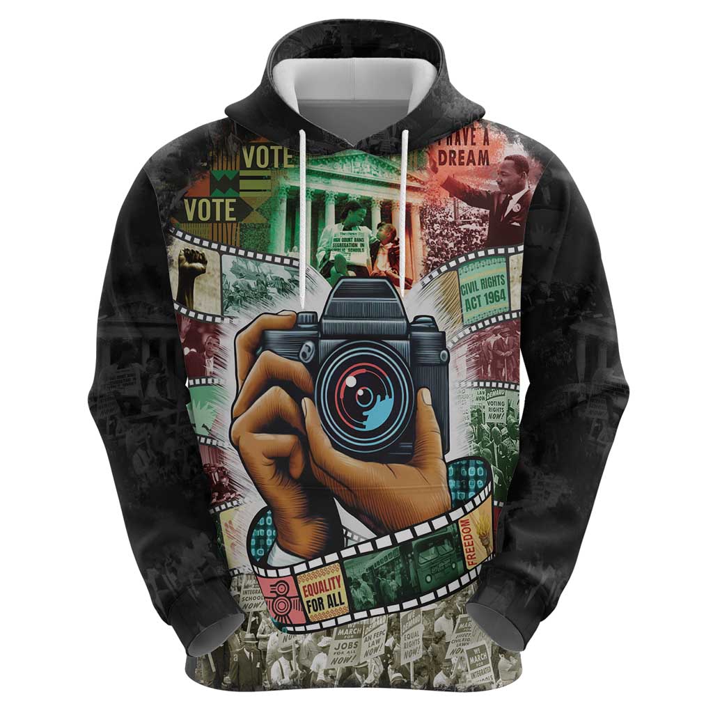 Heritage in Frames Civil Rights Leaders Hoodie African-American Photography DT03