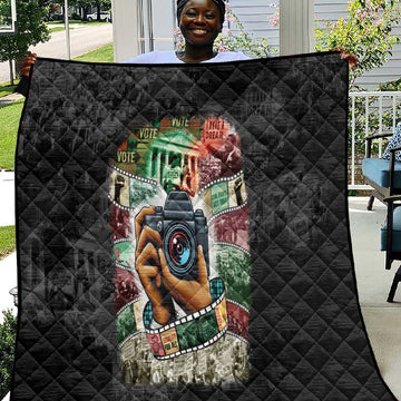 African American Civil Rights Leaders Quilt Heritage in Frames Photography DT03