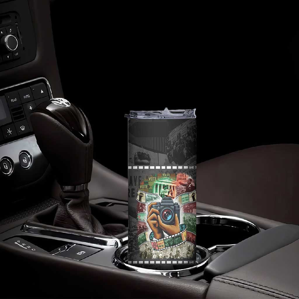 African American Civil Rights Leaders Skinny Tumbler Heritage in Frames Photography DT03