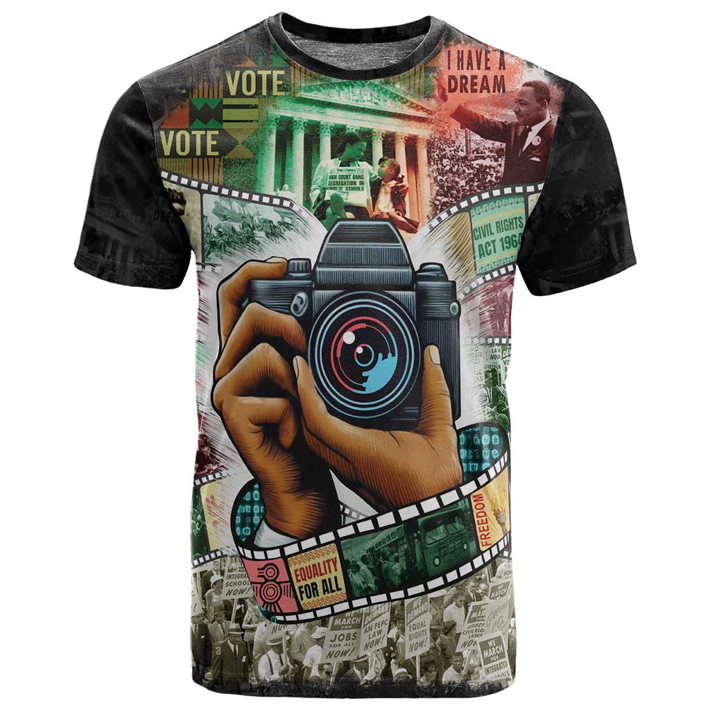 African American Civil Rights Leaders T shirt Heritage in Frames Photography DT03