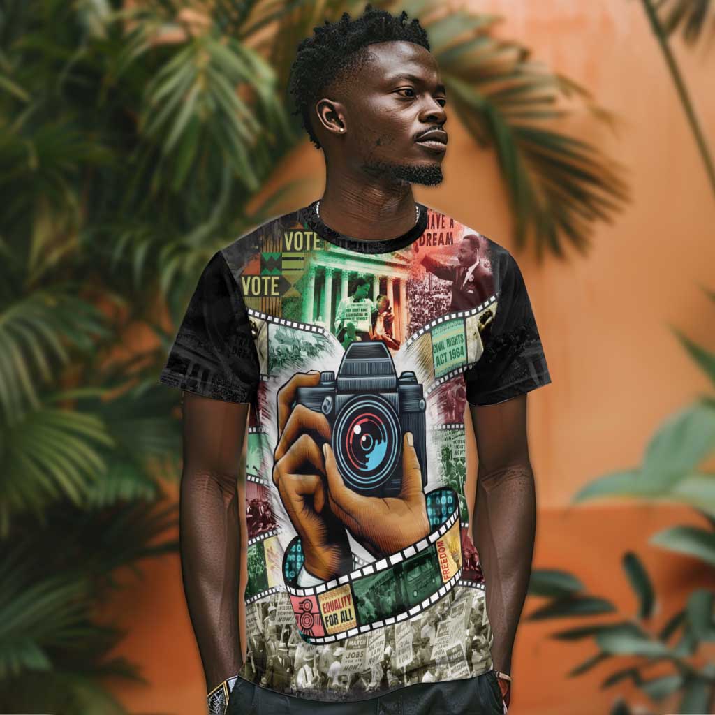 African American Civil Rights Leaders T shirt Heritage in Frames Photography DT03