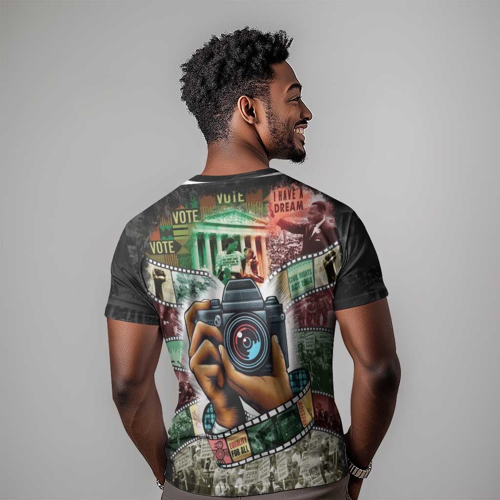 African American Civil Rights Leaders T shirt Heritage in Frames Photography DT03