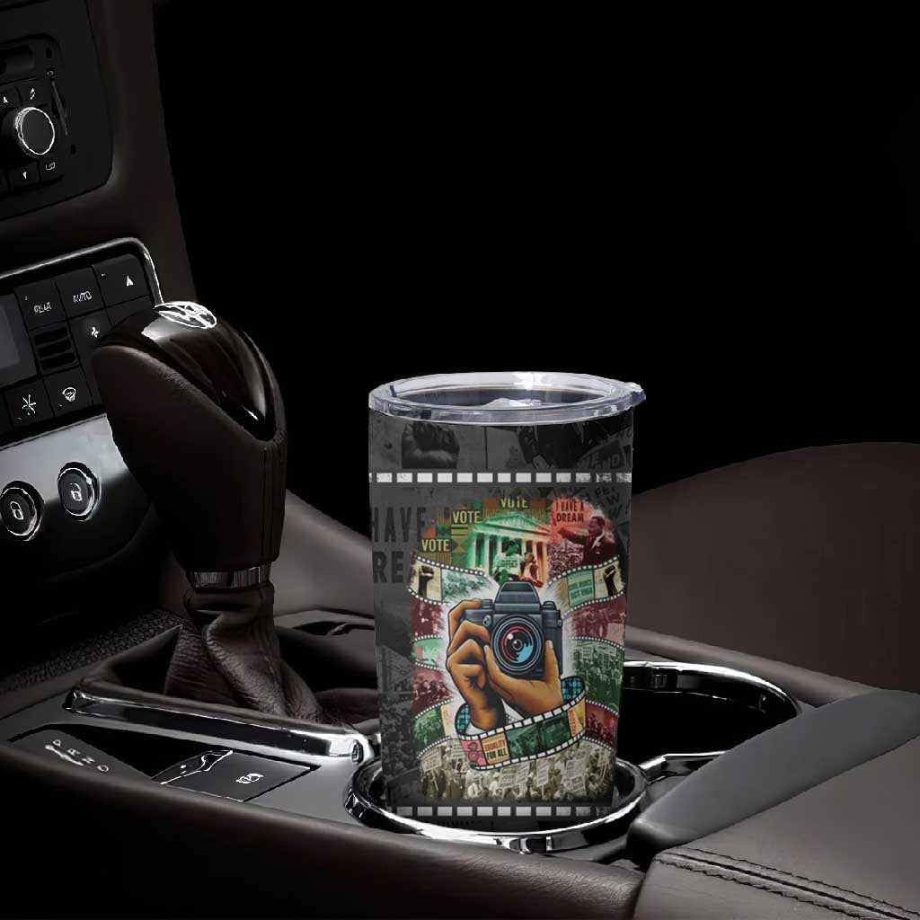 African American Civil Rights Leaders Tumbler Cup Heritage in Frames Photography DT03