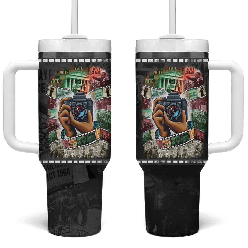 African American Civil Rights Leaders Tumbler With Handle Heritage in Frames Photography DT03
