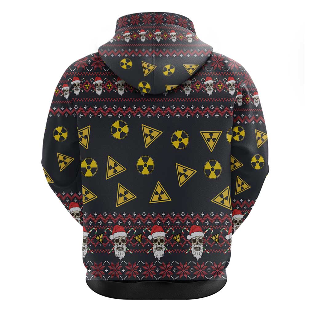 Skull Have A Rad Christmas Hoodie Santa Skull DT03