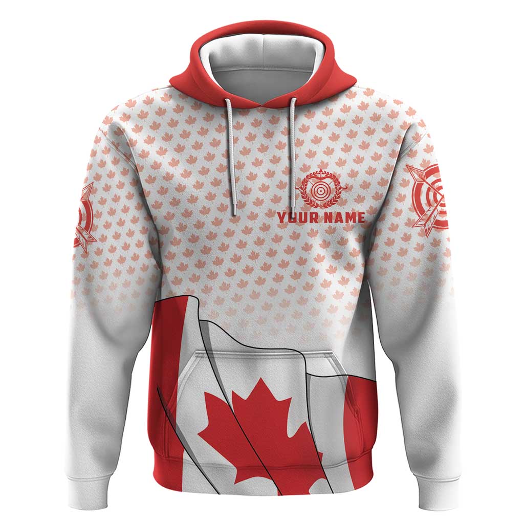 Personalized Canada Archery Hoodie Maple Leaf Canadian Flag DT03