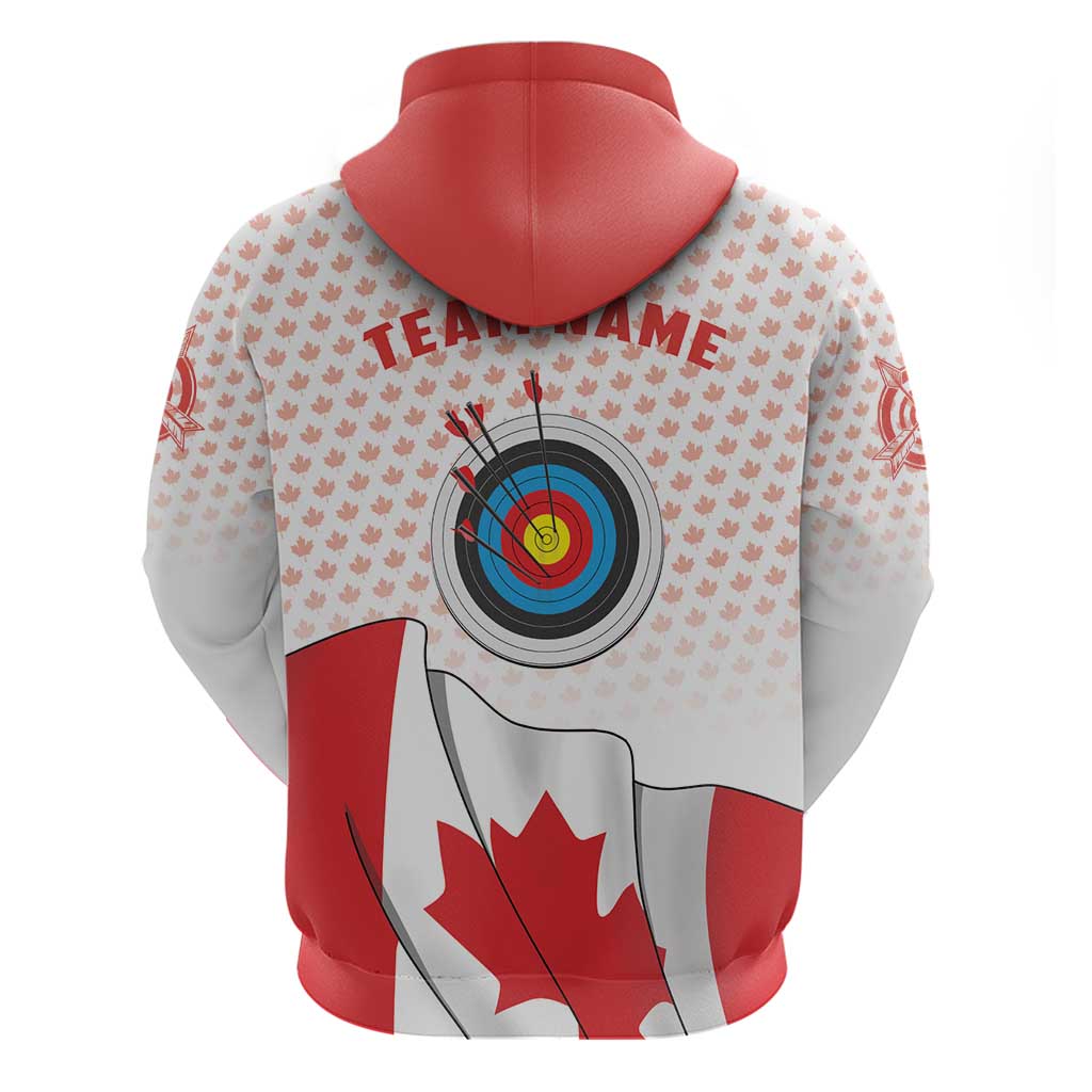 Personalized Canada Archery Hoodie Maple Leaf Canadian Flag DT03