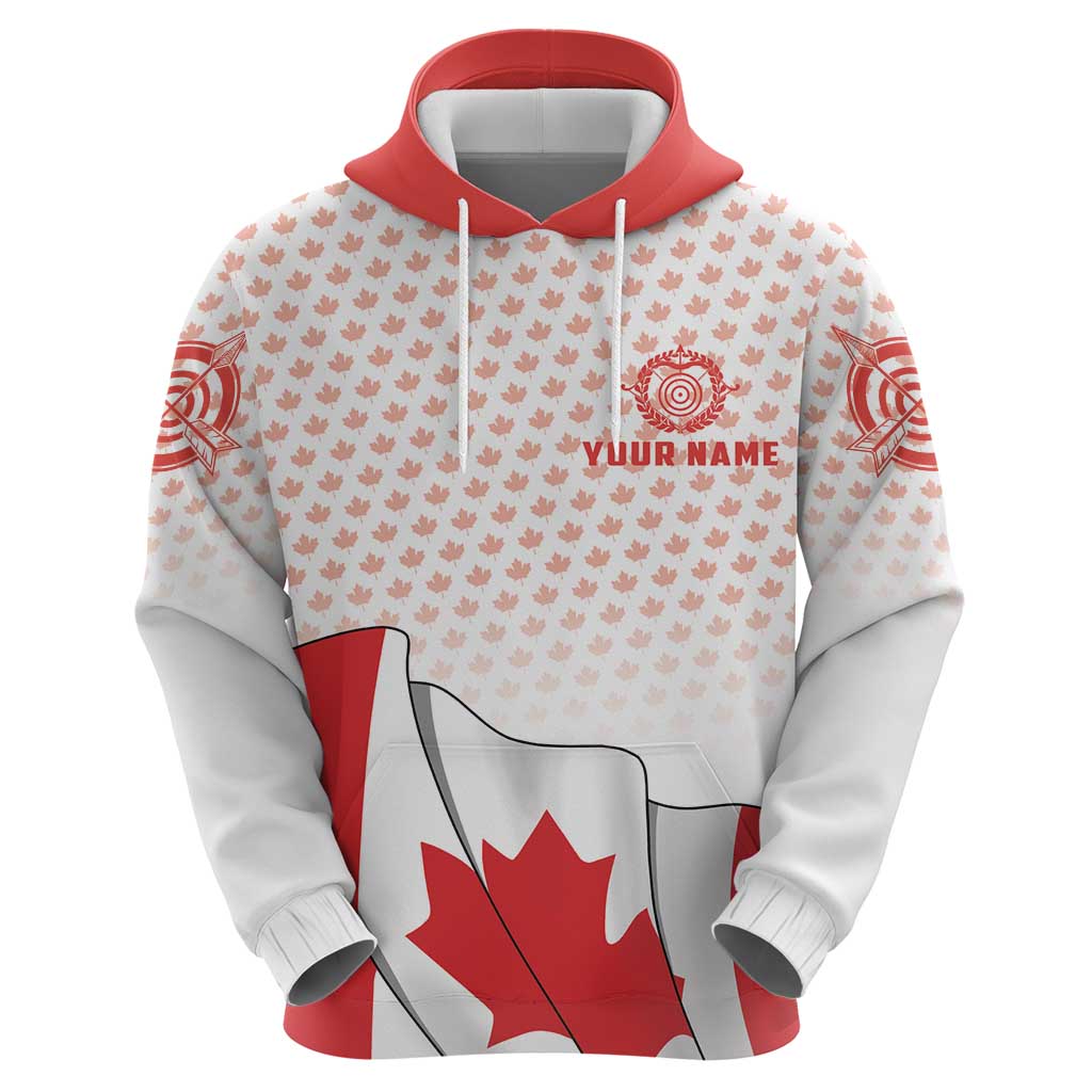 Personalized Canada Archery Hoodie Maple Leaf Canadian Flag DT03
