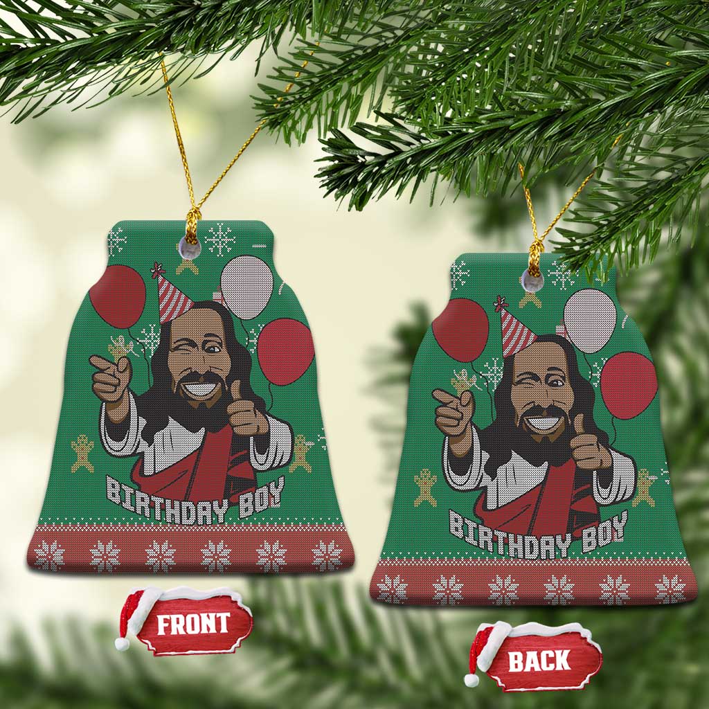 Birthday Boy Jesus Ceramic Ornament African Christian DT03