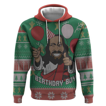 Birthday Boy Jesus Hoodie African Christian DT03