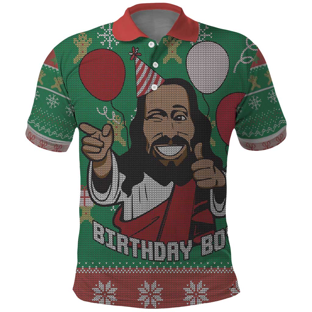 Birthday Boy Jesus Polo Shirt African Christian DT03