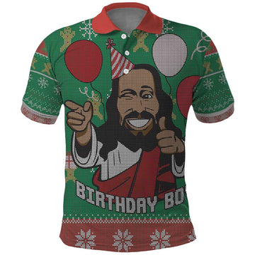 Birthday Boy Jesus Polo Shirt African Christian DT03