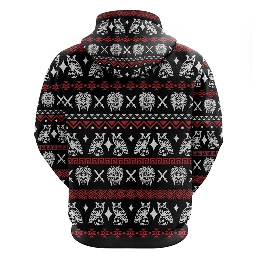 Warrior Of Indian Skull Hoodie Native American DT03