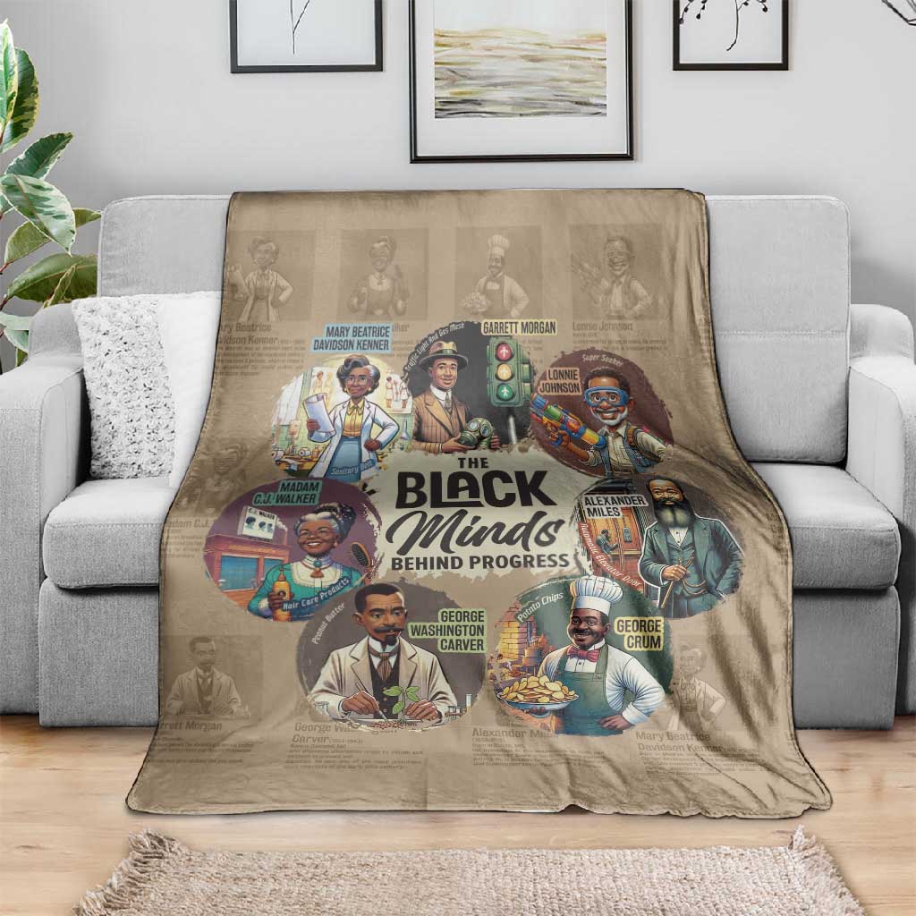 Africa Black Invention Blanket The Black Minds Behind Progress DT03
