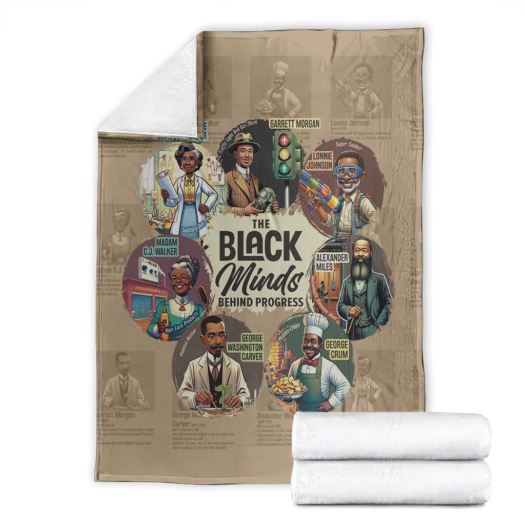 Africa Black Invention Blanket The Black Minds Behind Progress DT03